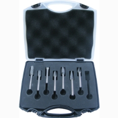 UNIKUT 7PC CARBIDE BURR SET - 3/8IN HEAD DIA. DC